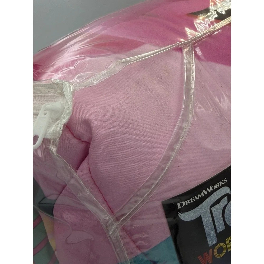 DreamWorks Trolls World Tour Comforter Set Twin Full Reversible Pink